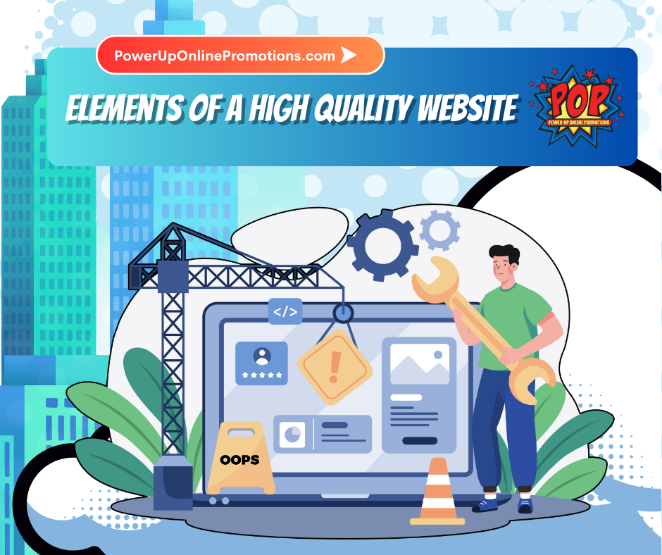 Elements of a high-quality website