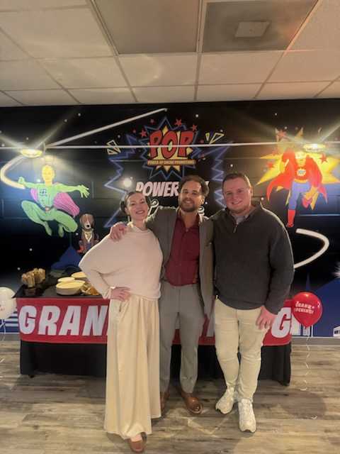 the grand opening of the Power-Up Lounge at Berglund Center!