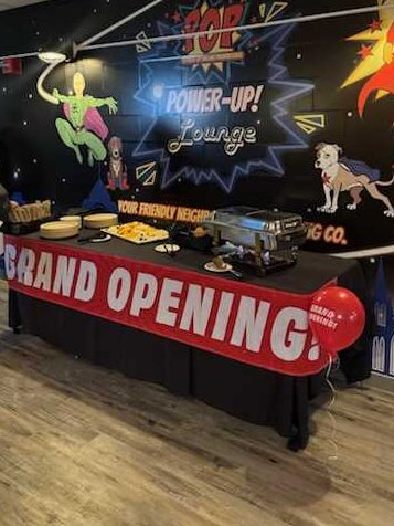 the grand opening of the Power-Up Lounge at Berglund Center!